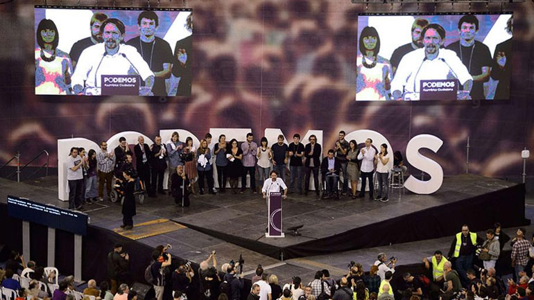 Ισπανία: Τρίτο το κόμμα των Podemos στις δημοσκοπήσεις